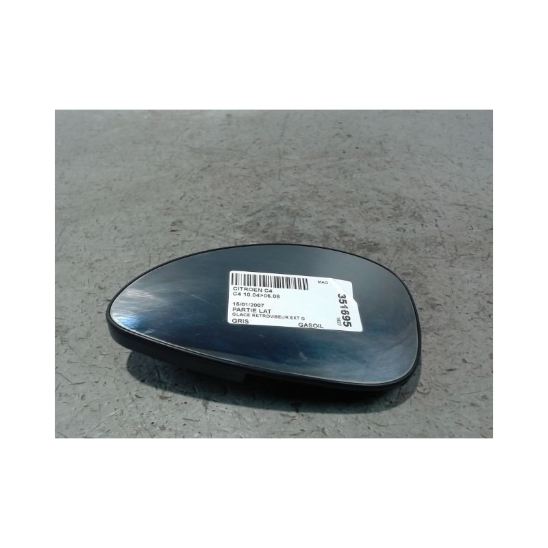 GLACE RETROVISEUR EXT G CITROEN C4 04-08