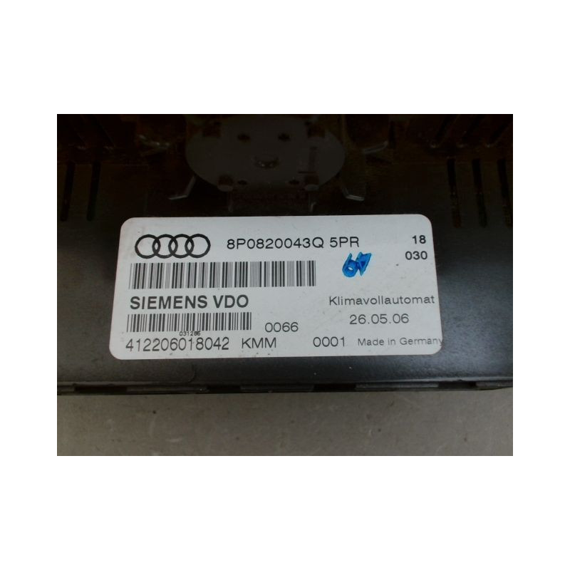 COMMANDE DE CHAUFFAGE AUDI A3