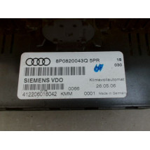 COMMANDE DE CHAUFFAGE AUDI A3