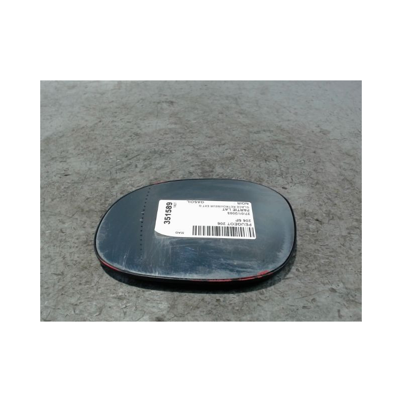 GLACE RETROVISEUR EXT G PEUGEOT 206 5P