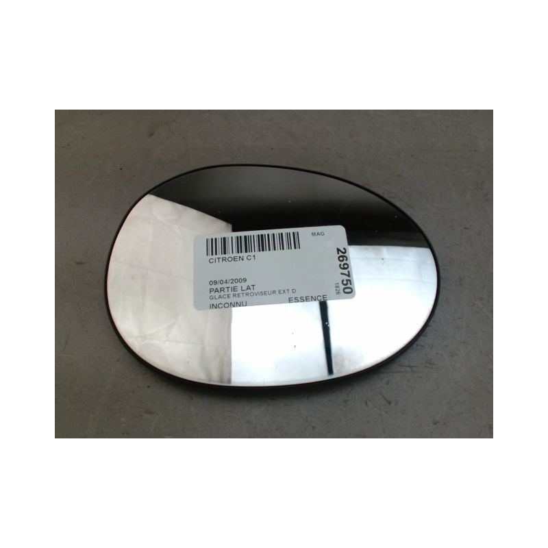 GLACE RETROVISEUR EXT D CITROEN C1