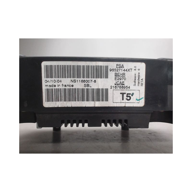 COMMANDE DE CHAUFFAGE PEUGEOT 307