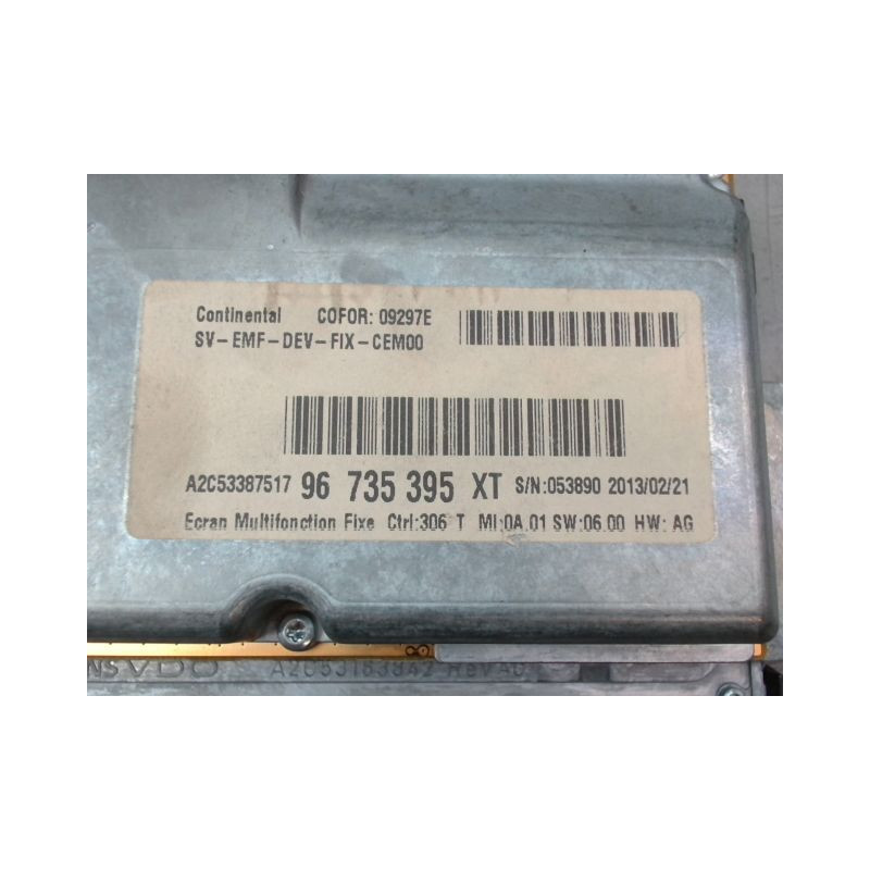 ECRAN GPS PEUGEOT 207 CC 2P 2007-...