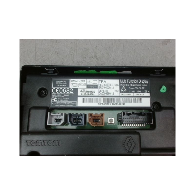 ECRAN GPS RENAULT MEGANE CC 2P III Phase 1 2010-2014