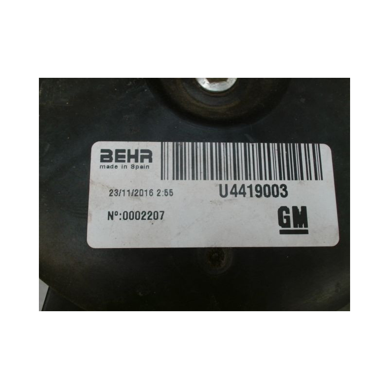 MOTEUR VENTILATEUR RADIATEUR OPEL MERIVA