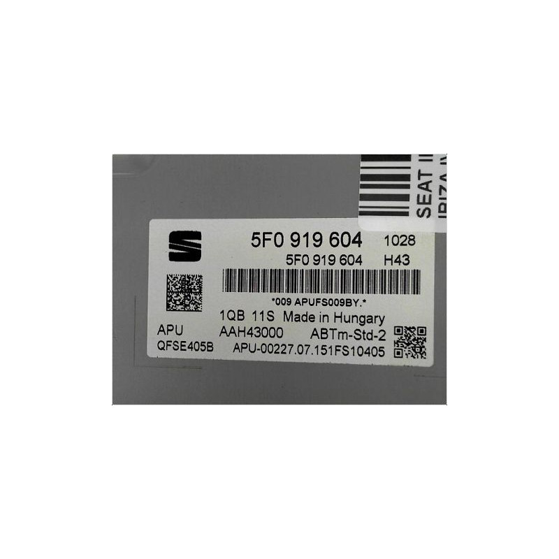 AUTORADIO SEAT IBIZA IV PH2 12-16