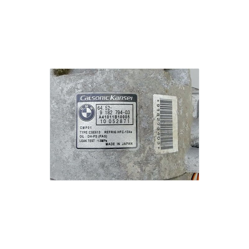 COMPRESSEUR AIR CONDITIONNE BMW SERIE 1 (E81) 2007-2011