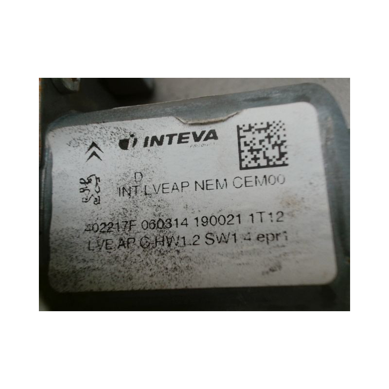 MECANISME LEVE-GLACE AVANT GAUCHE CITROEN C3