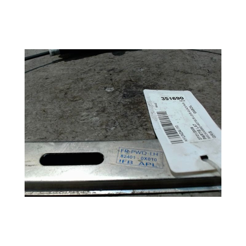 MECANISME+MOTEUR LEVE-GLACE AVANT GAUCHE HYUNDAI I10