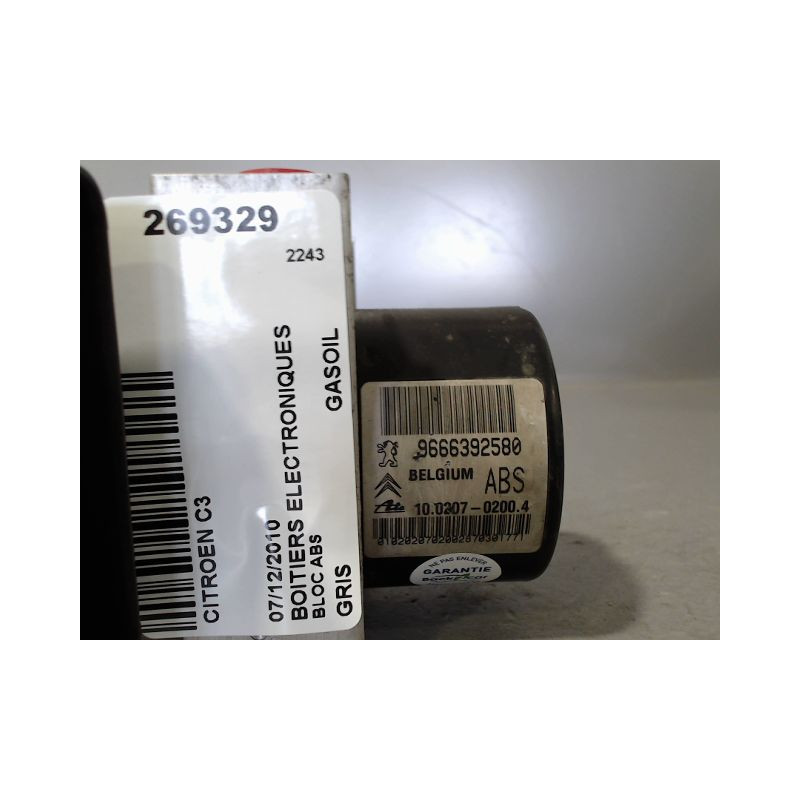 UNITE HYDRAULIQUE ABS CITROEN C3