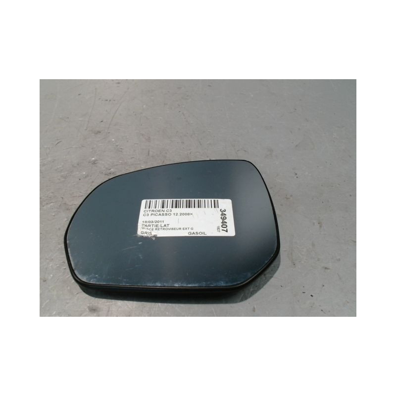 GLACE RETROVISEUR EXT G CITROEN C3 PICASSO 2008-