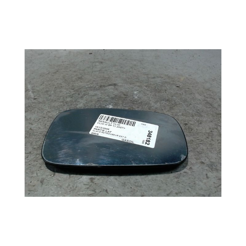 GLACE RETROVISEUR EXT D RENAULT CLIO III 2007-