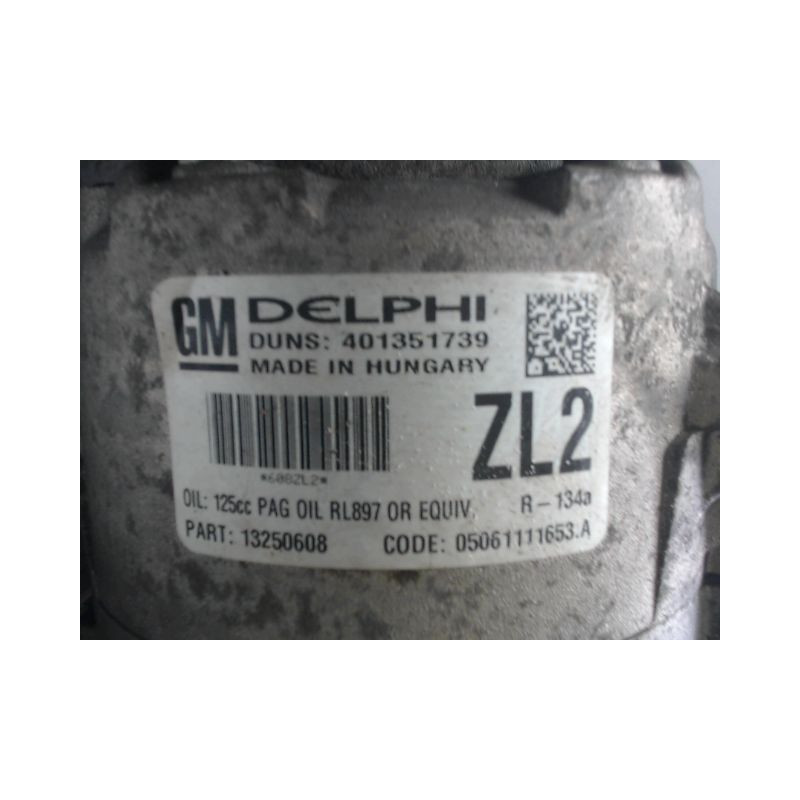 COMPRESSEUR AIR CONDITIONNE OPEL MERIVA