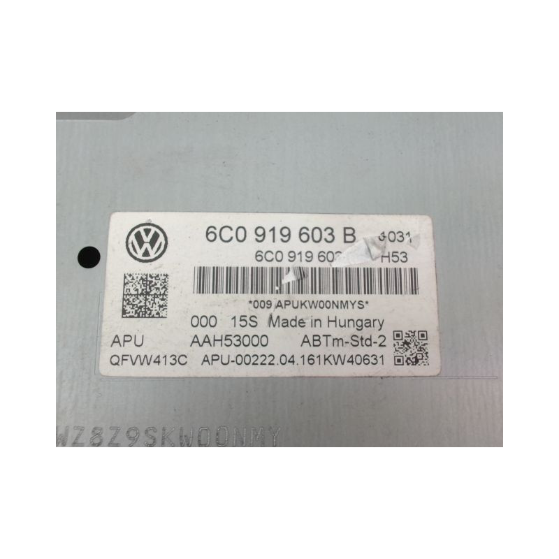 AUTORADIO VOLKSWAGEN POLO V Phase 1 (6R) 2009-...