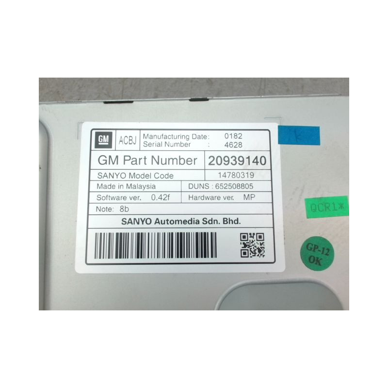 ECRAN GPS OPEL MERIVA MONOSP. II Phase 2 (B) 2013-...