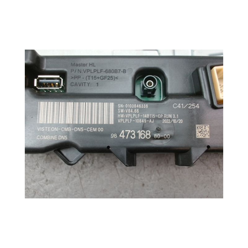 BLOC COMPTEURS CITROEN C4 2010-