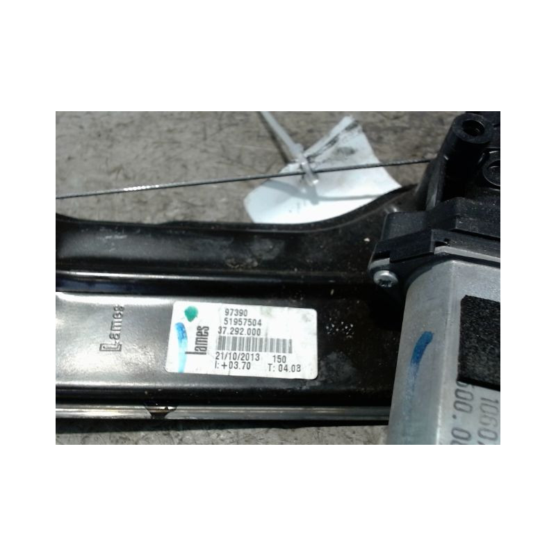 MECANISME+MOTEUR LEVE-GLACE AVANT GAUCHE FIAT 500 2007-