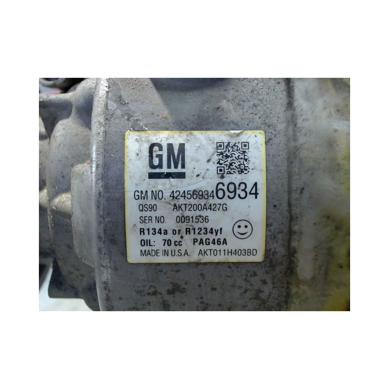 COMPRESSEUR AIR CONDITIONNE OPEL MOKKA