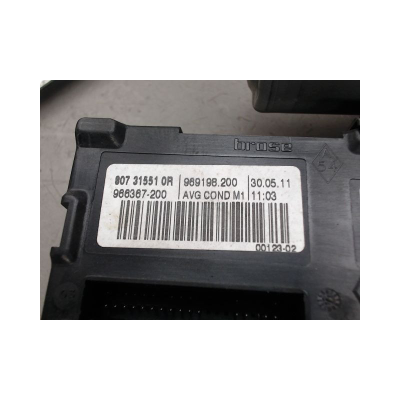 MECANISME LEVE-GLACE AVANT GAUCHE RENAULT MEGANE