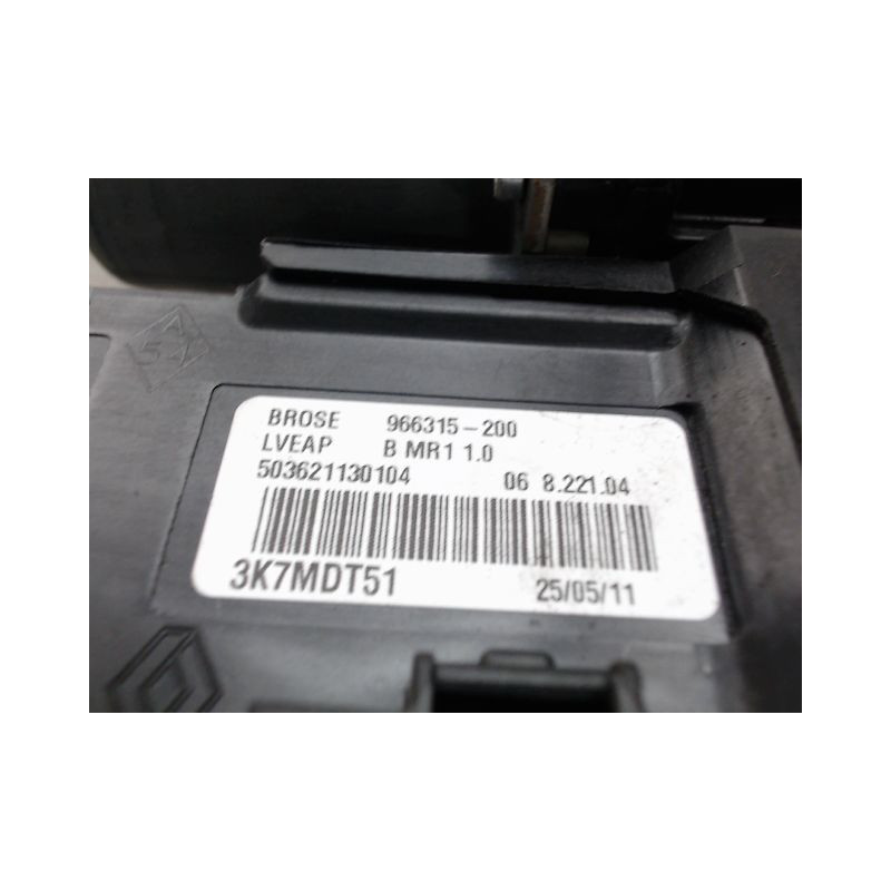 MECANISME LEVE-GLACE AVANT GAUCHE RENAULT MEGANE