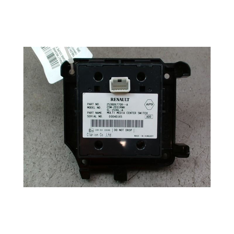 COMMANDE GPS RENAULT MEGANE COUPE III Phase 3 2013-...