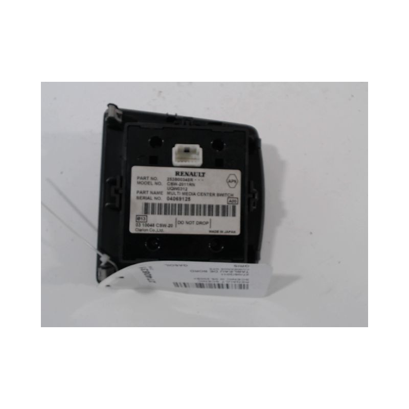 COMMANDE GPS RENAULT SCENIC III 2009-