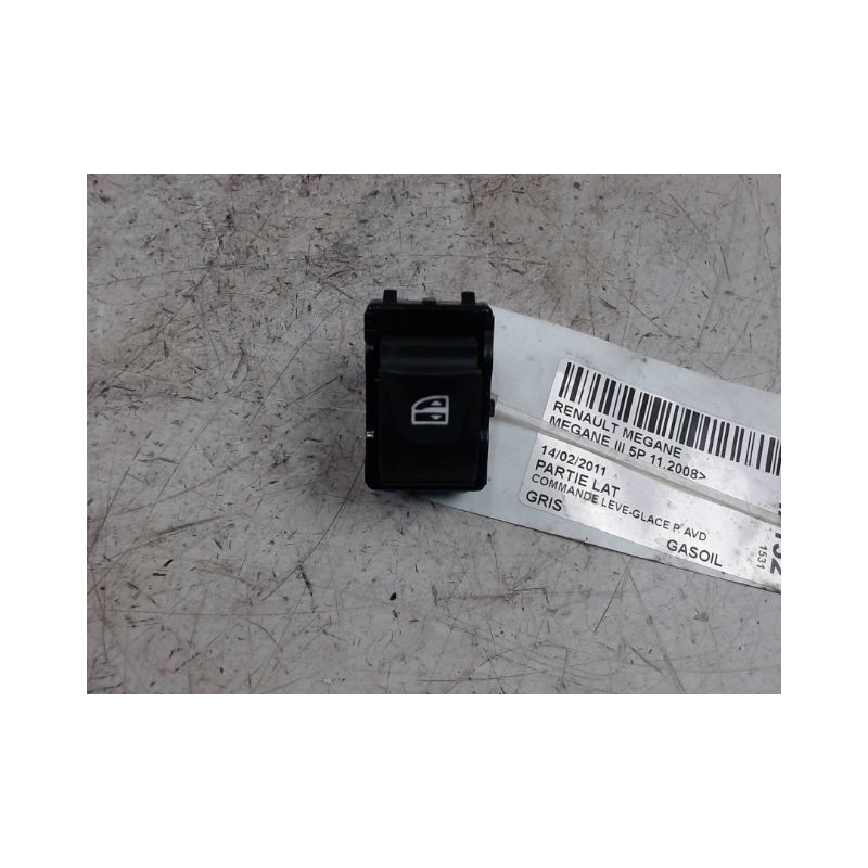 COMMANDE LEVE-GLACE PORTE AVD RENAULT MEGANE III 2008-