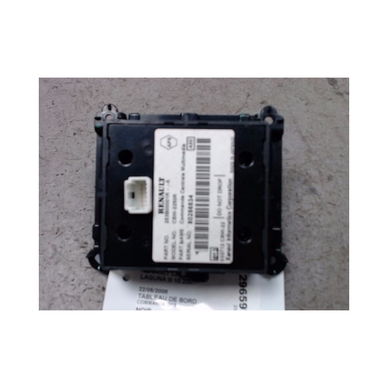 COMMANDE GPS RENAULT LAGUNA III 2007-