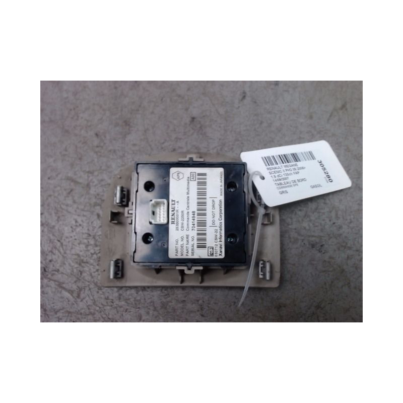 COMMANDE GPS RENAULT SCENIC II PH2 2006-