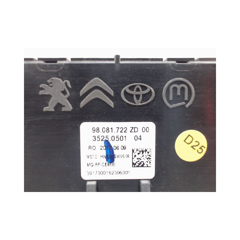 COMMANDE DE CHAUFFAGE CITROEN JUMPY