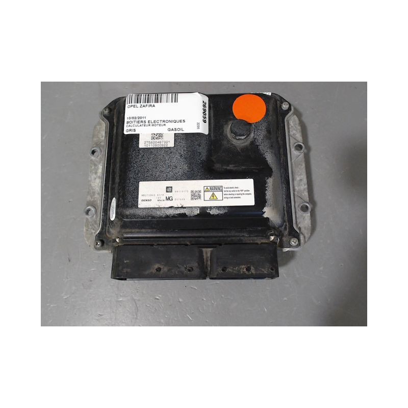 CALCULATEUR MOTEUR OPEL ZAFIRA