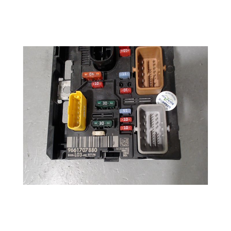 BOITE A FUSIBLES CITROEN C3