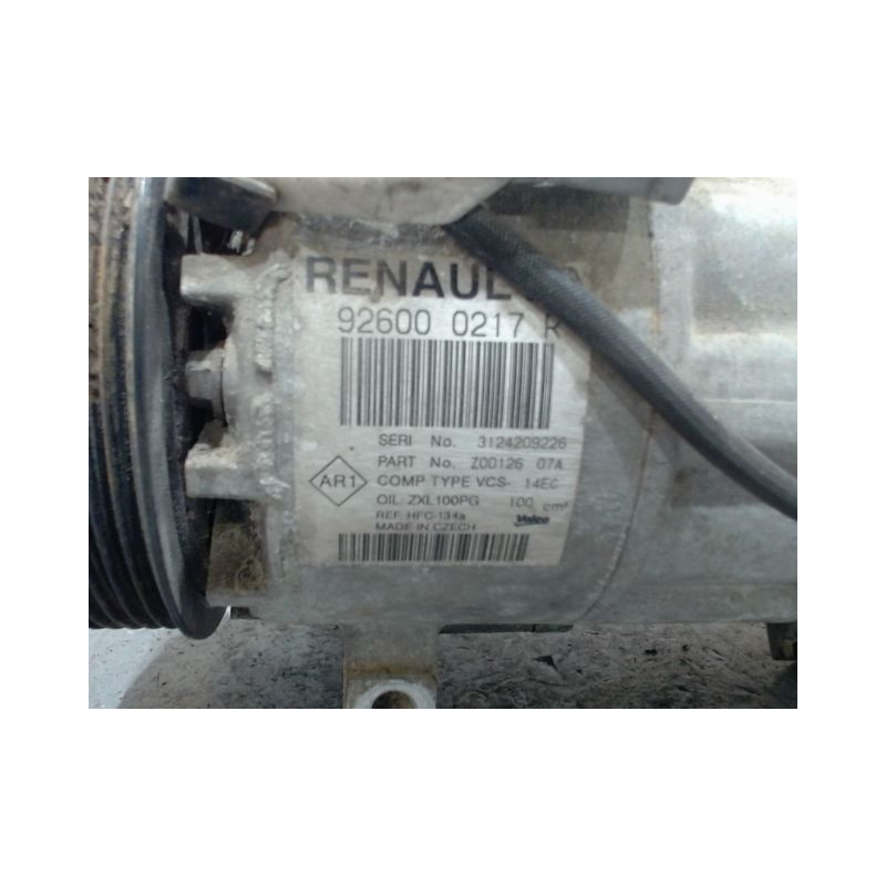 COMPRESSEUR AIR CONDITIONNE RENAULT CAPTUR