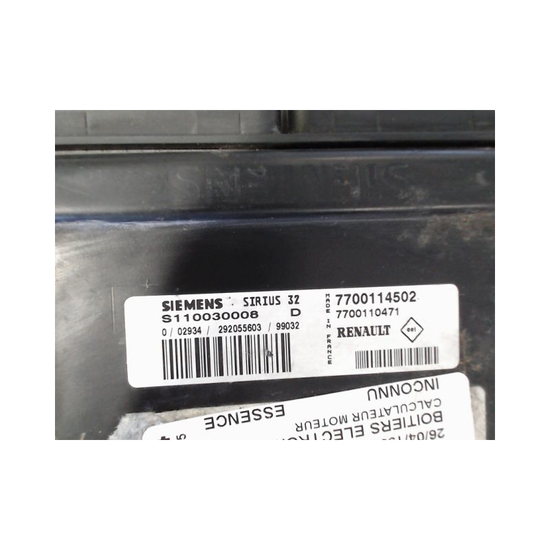 CALCULATEUR MOTEUR RENAULT MEGANE