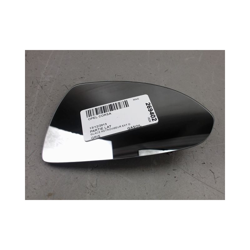 GLACE RETROVISEUR EXT D OPEL CORSA
