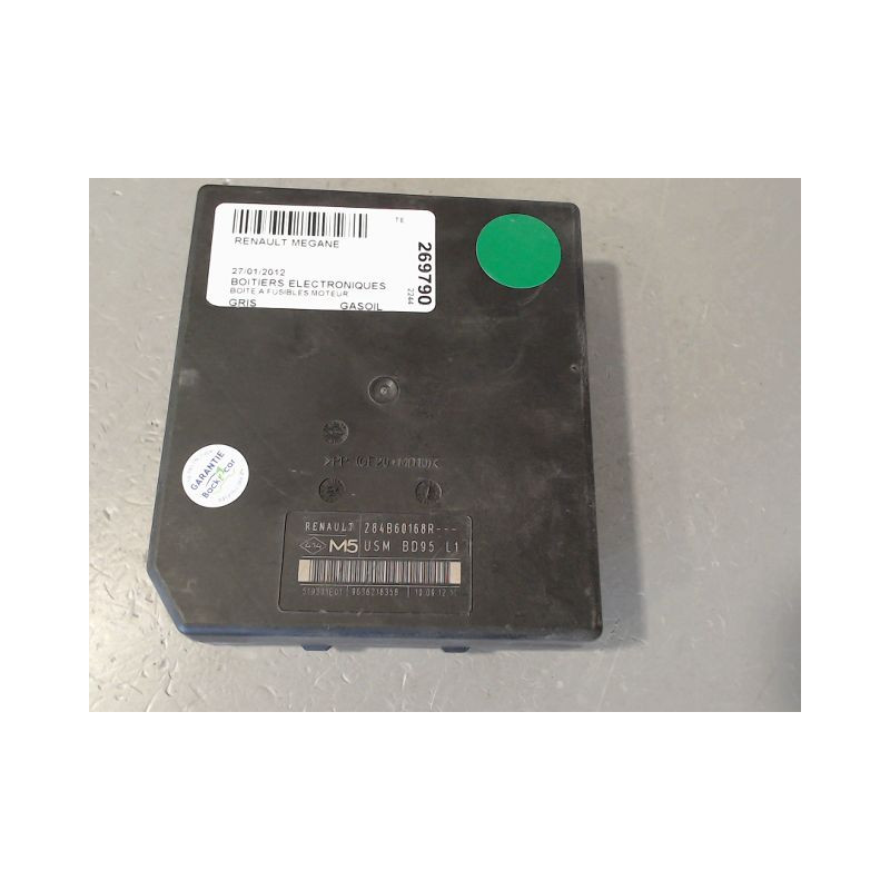 BOITE A FUSIBLES RENAULT MEGANE