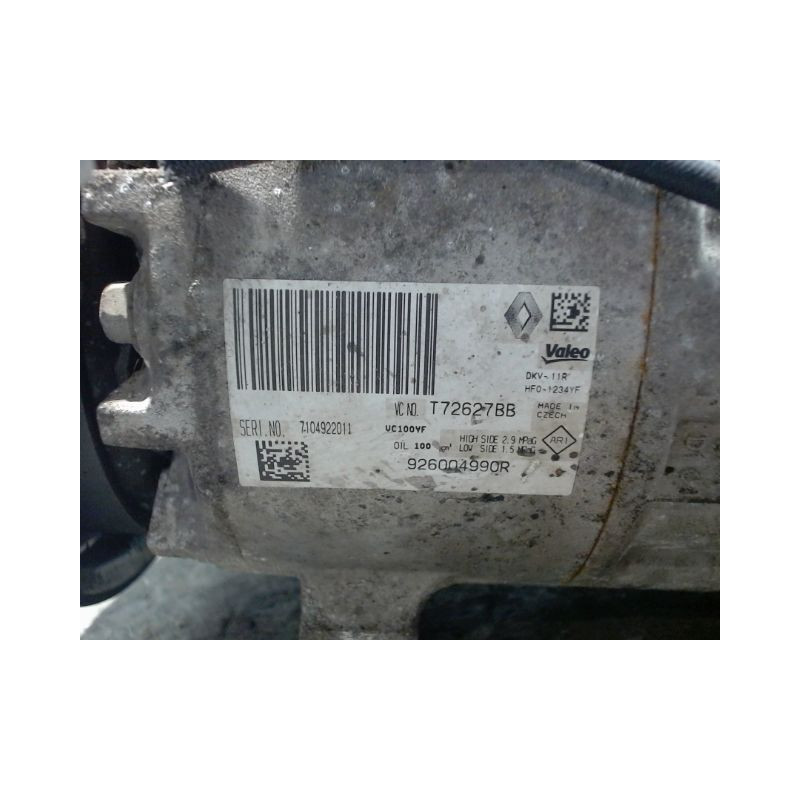COMPRESSEUR AIR CONDITIONNE RENAULT CLIO IV