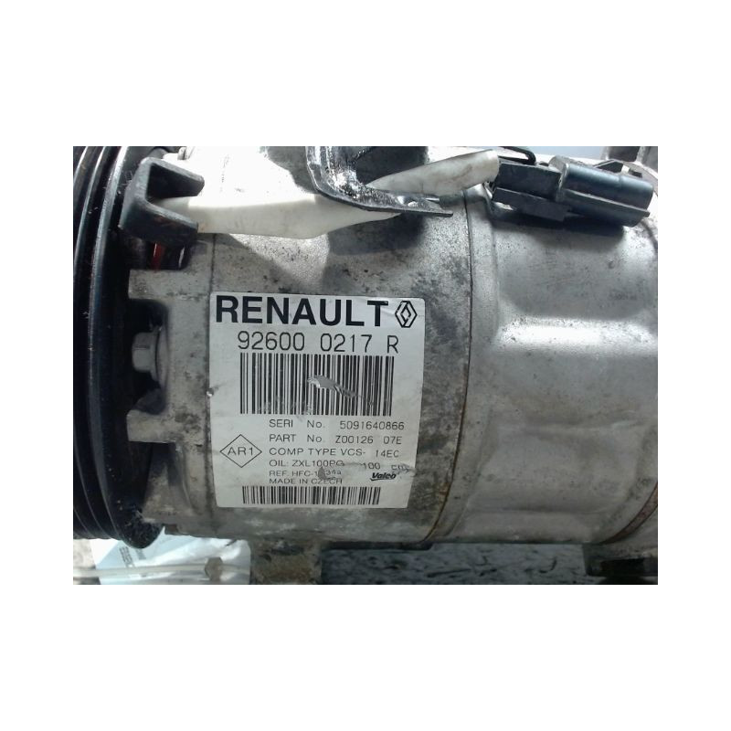 COMPRESSEUR AIR CONDITIONNE RENAULT CAPTUR