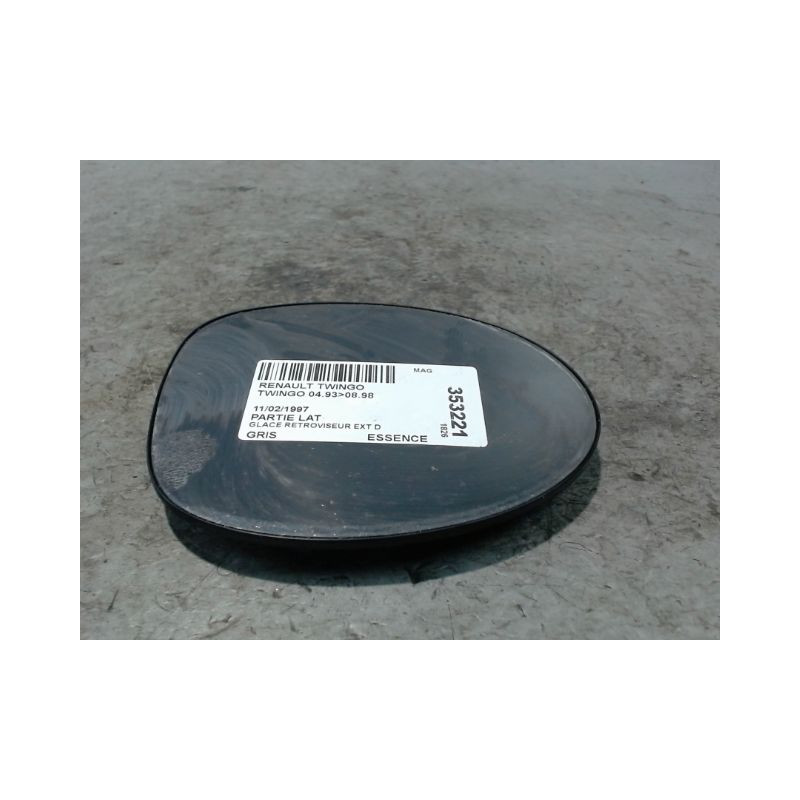 GLACE RETROVISEUR EXT D RENAULT TWINGO 93-98