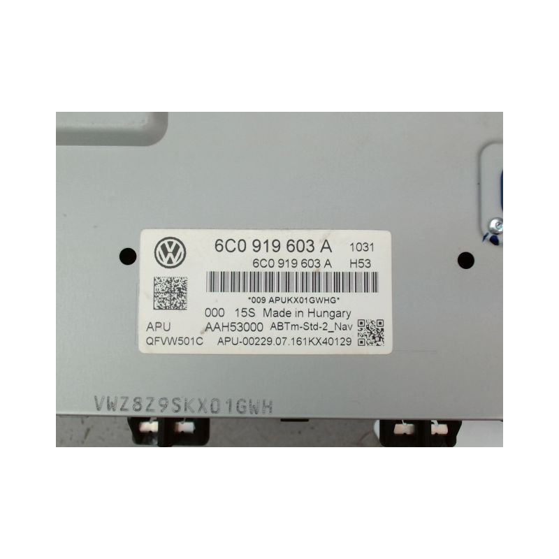 AUTORADIO VOLKSWAGEN POLO V Phase 1 (6R) 2009-...