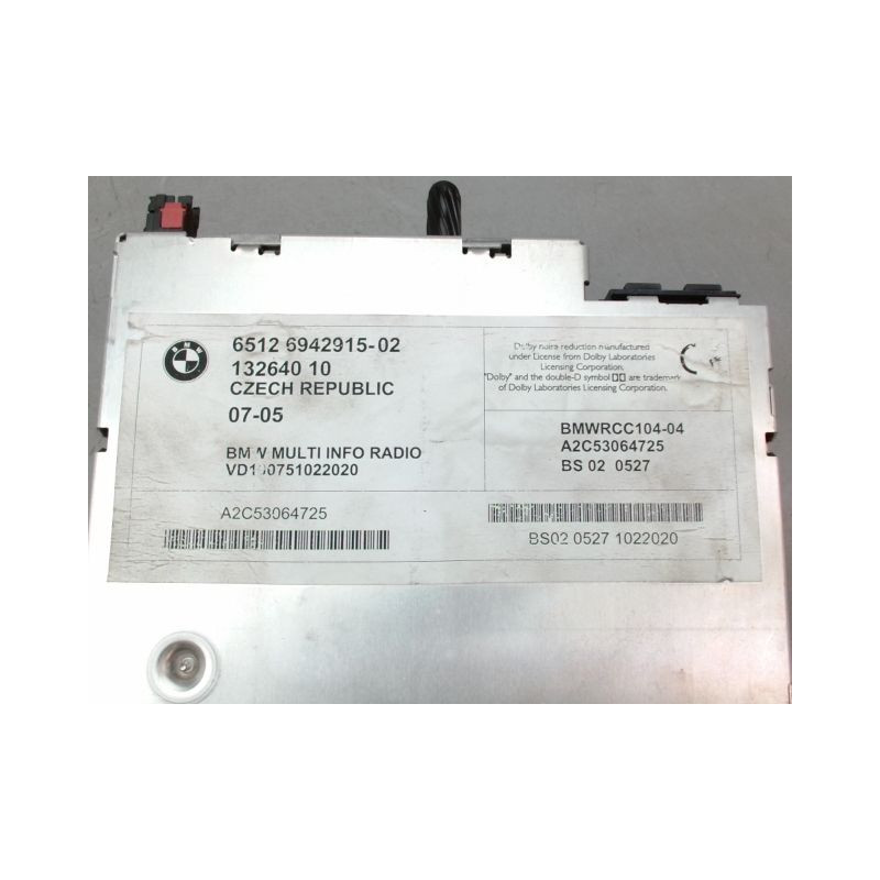 AUTORADIO BMW SERIE 3 CABRIO 2P IV PHASE 2 (E46) 2003-2006
