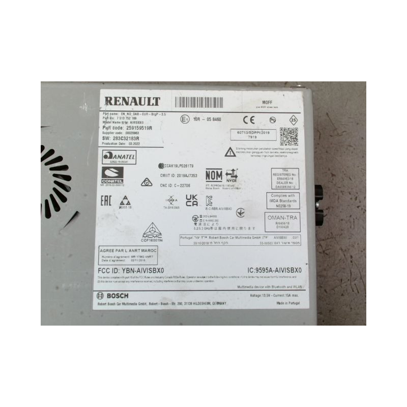AUTORADIO RENAULT CLIO
