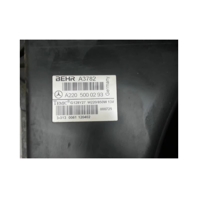 MOTEUR VENTILATEUR RADIATEUR MERCEDES CLASSE S