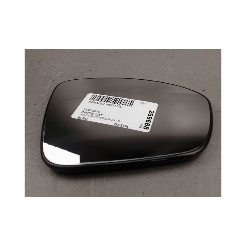 GLACE RETROVISEUR EXT D RENAULT MEGANE