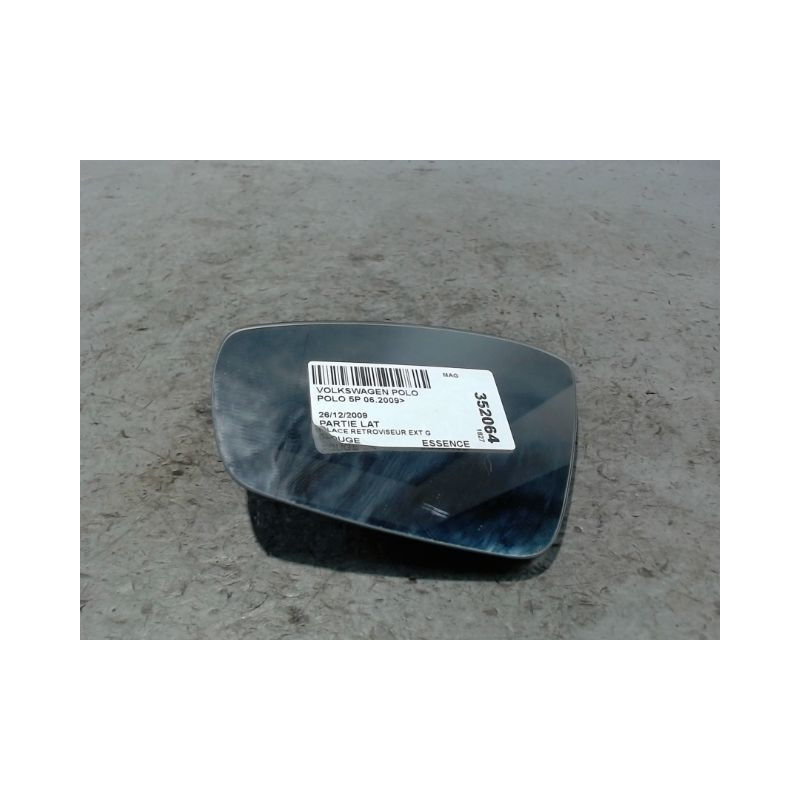 GLACE RETROVISEUR EXT G VOLKSWAGEN POLO 2009-