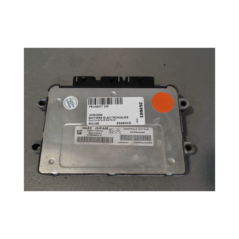 CALCULATEUR MOTEUR PEUGEOT 206