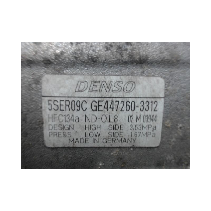 COMPRESSEUR AIR CONDITIONNE TOYOTA YARIS II 2010-