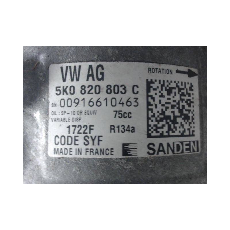 COMPRESSEUR AIR CONDITIONNE AUDI A1