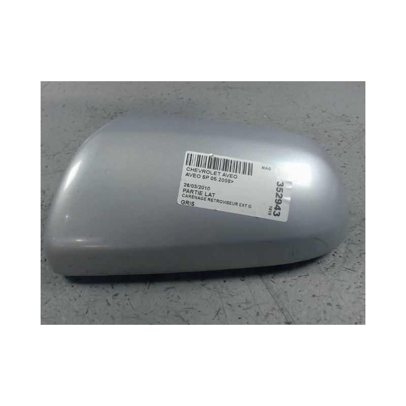 CARENAGE RETROVISEUR EXTERIEUR GAUCHE CHEVROLET AVEO 2008-