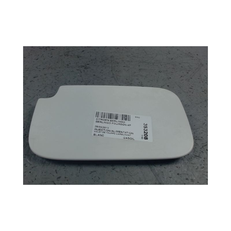 VOLET DE TRAPPE CARBURANT CITROEN BERLINGO FOURGON 2008-